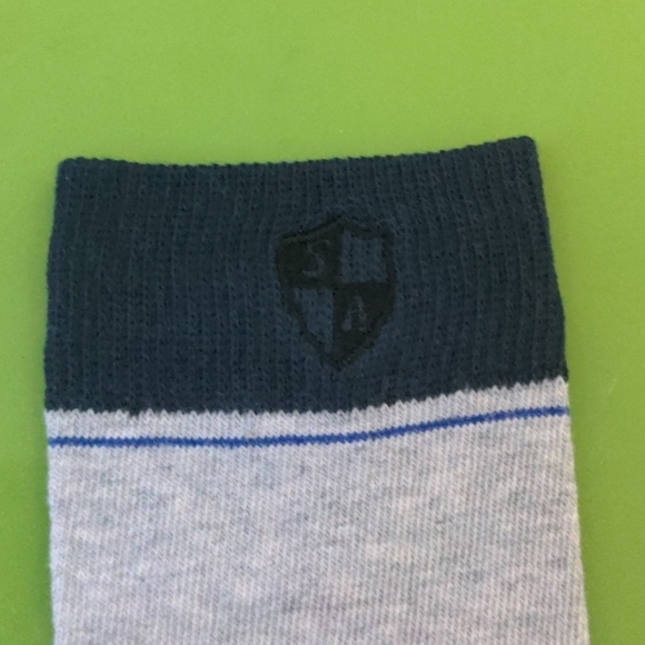 2 for $20 💙SA BLUE SHIELD CREW SOCKS💙 - Picture 3 of 4